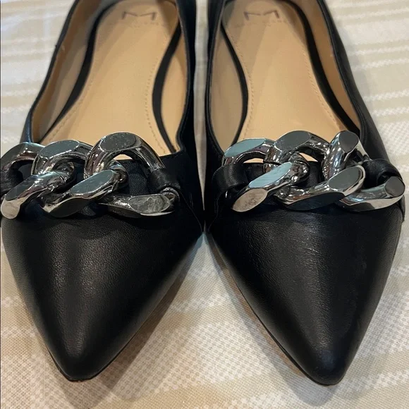 Marc Fisher Leather Flats size 7.5 women’s - Picture 2 of 9